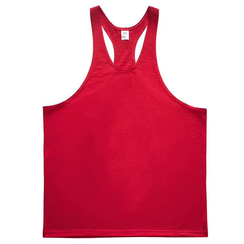 Mens Tank Top Gym Stringer Singlets Fitness Clothing Workout Cotton Sleeveless Shirt Summer Undershirt Vest Male