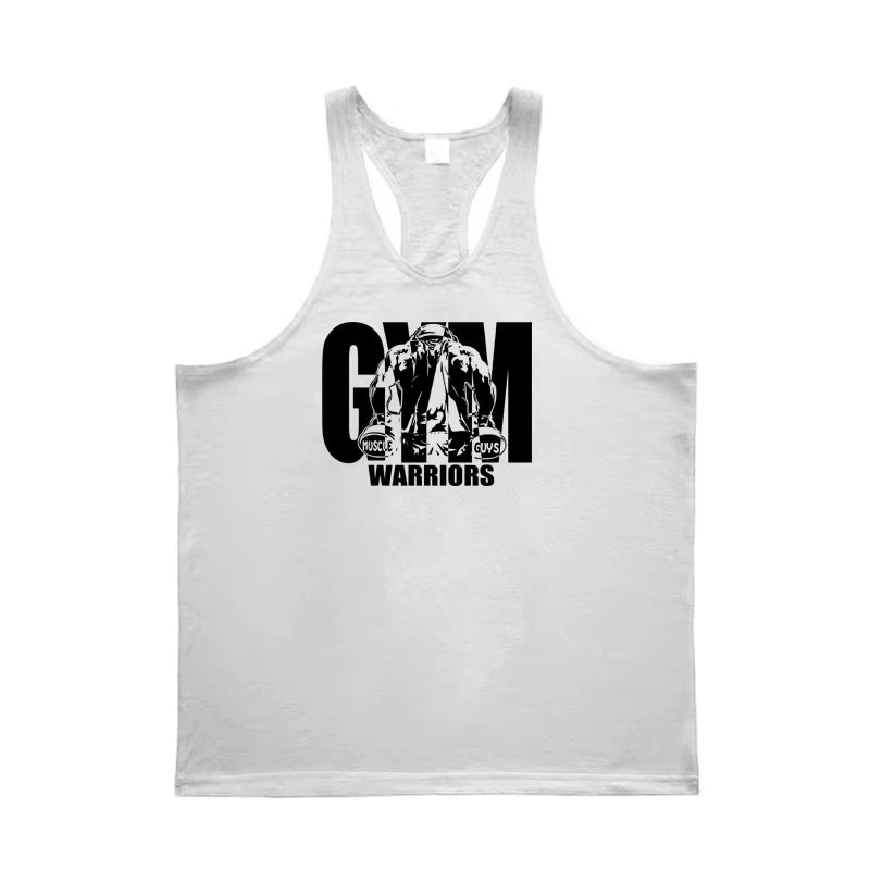 Mens Tank Top Gym Stringer Singlets Fitness Clothing Workout Cotton Sleeveless Shirt Summer Undershirt Vest Male