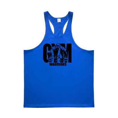 Mens Tank Top Gym Stringer Singlets Fitness Clothing Workout Cotton Sleeveless Shirt Summer Undershirt Vest Male