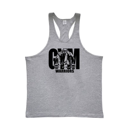 Mens Tank Top Gym Stringer Singlets Fitness Clothing Workout Cotton Sleeveless Shirt Summer Undershirt Vest Male