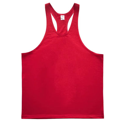Mens Tank Top Gym Stringer Singlets Fitness Clothing Workout Cotton Sleeveless Shirt Summer Undershirt Vest Male