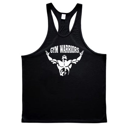 Mens Tank Top Gym Stringer Singlets Fitness Clothing Workout Cotton Sleeveless Shirt Summer Undershirt Vest Male