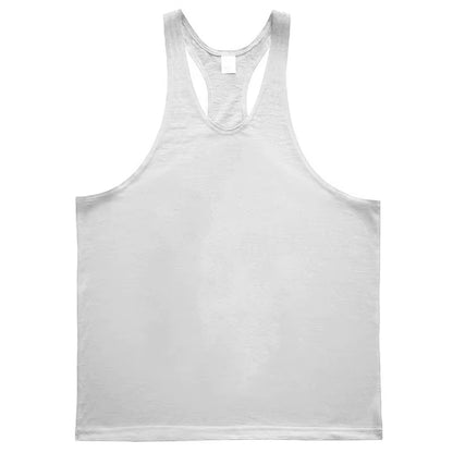 Mens Tank Top Gym Stringer Singlets Fitness Clothing Workout Cotton Sleeveless Shirt Summer Undershirt Vest Male